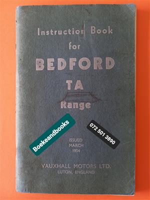 Instruction Book For Bedford TA Range - Issued March 1954 - Vauxhall Motors LTD 