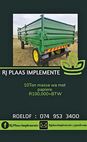 10 ton massa wa met papiere