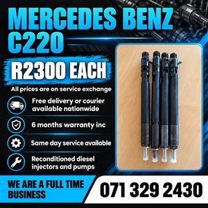 MERCEDES BENZ C220 INJECTORS FOR SALE WITH WARRANTY 