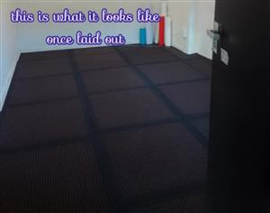  EXCELLENT QUALITY CARPET TILES FOR SALE: R50.00 EACH 