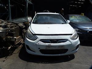 Hyundai Accent GLS 1.6 Petrol Manual G4FC White - 2012 SPARESBOYZ STRIPPING