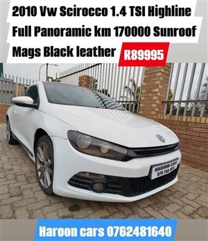  2010 Vw Scirocco 1.4 TSI Highline panoramic sunroof