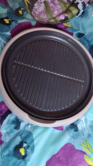 Round electric grill