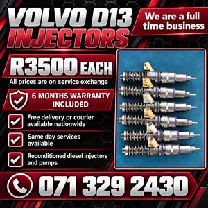 VOLVO D13 TRUCK INJECTORS FOR SALE WITH WARRANTY 