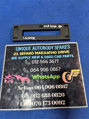 Kia Soul License Number Plate Holder