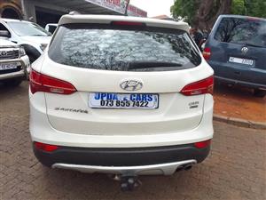 2015 HYUNDAI SANTAFE 2,2 AUTOMATIC  DOUBLE SUNROOF  LEATHER SEATS  DIESEL  WHITE  CODE 2 