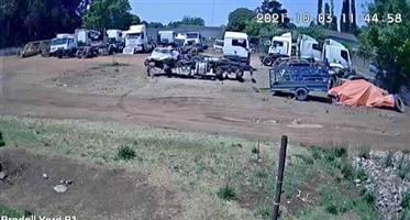 Trucks stripping for parts