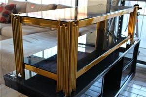 GOLD GLASS PLASMA STAND S067172A
