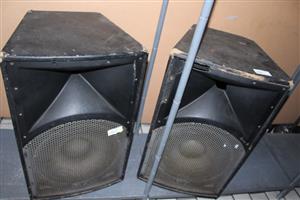 2X PROTON PROX15 15INCH 2 WAY SPEAKERS IN BOX (S067788A)