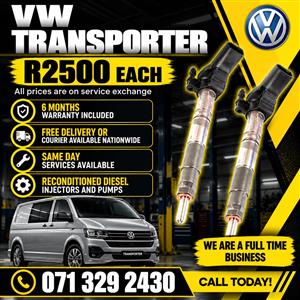 VW TRANSPORTER INJECTORS FOR SALE WITH WARRANTY 