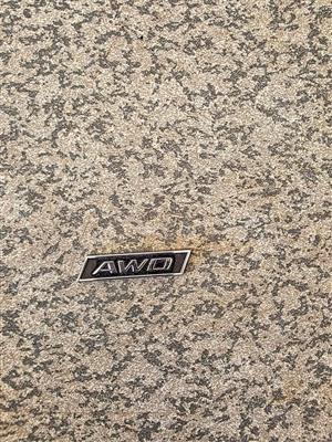 Universal AWD Rear Tailgate Emblem Badge