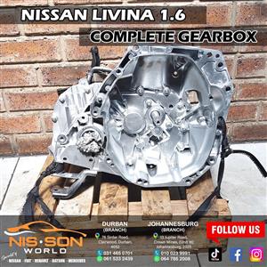 NISSAN LIVINA 1.6 COMPLETE GEARBOX