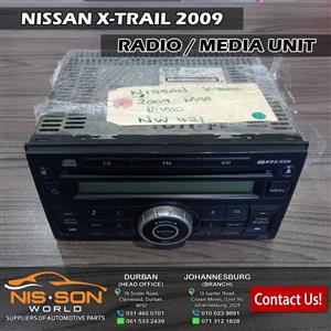 NISSAN X-TRAIL 2009 RADIO/MEDIA UNIT