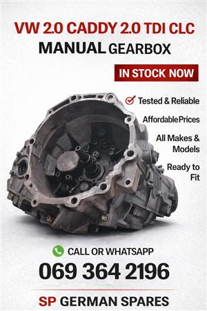 VW CADDY 2.0 TDI CLC  MANUAL GEARBOX 