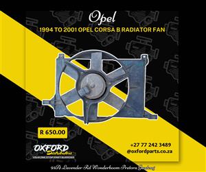 Opel Corsa B Radiator Cooling Fan Assembly for sale used 1994–2000