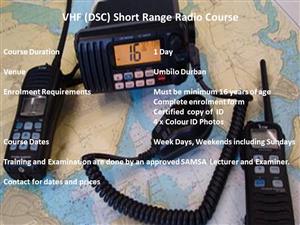 VHF (DSC) Short Range Radio Course and Conversion Course for Watercraft