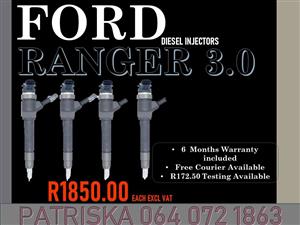 FORD RANGER 3.0 DIESEL INJECTORS FOR SALE ON SAME DAY SERVICES