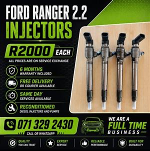 FORD RANGER 2.2 INJECTORS FOR SALE WITH WARRANTY 