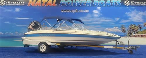 PANACHE 1850 LX ON TRAILER 150 HP YAMAHA V MAX 4 STROKE FINANCE ARRANGED E 