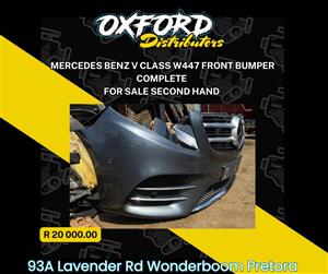 Mercedes Benz V Class W447 Complete Front Bumper for sale used
