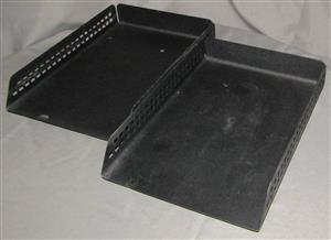 Black Metal Letter Trays x 2