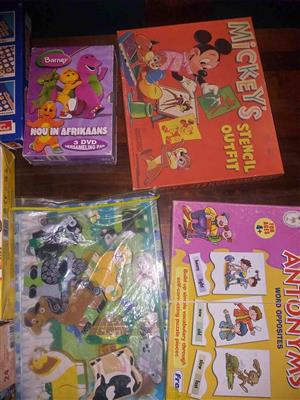 Board games and DVDs as a lot