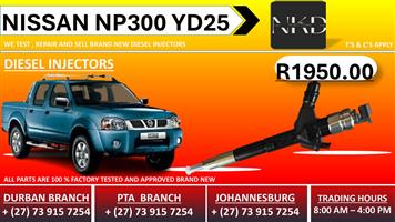 Nissan Np300 yd25 Diesel Injectors 