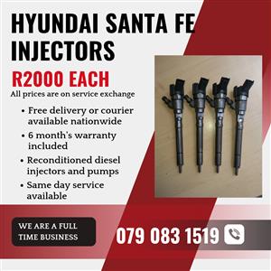 HYUNDAI SANTA FE INJECTORS FOR SALE WITH WARRANTY 