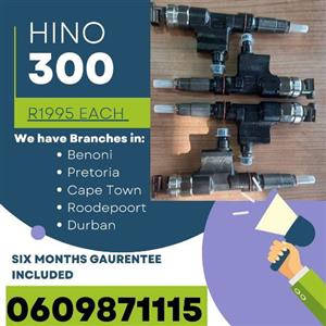 hino 300 Truck injectors for sale with warranty 