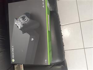 Xbox One X in perfect condition for sale