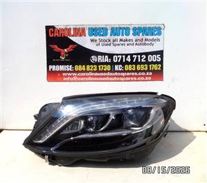 Mercedes Benz W222 S-class left LED (IQ light) headlight (2014-2017)