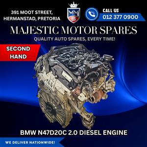 BMW N47D20C 2.0 Diesel Engine – Used 