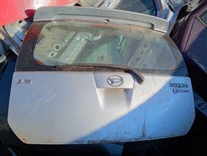 2004 - 2011 Diahatsu Sirion tail gate Silve