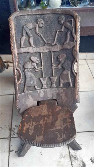 Vintage "Palaver chair" also called "The Chief's" chair.  