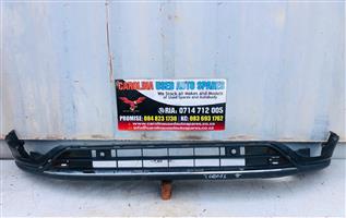 VW T-cross front bumper spoiler with chrome trimming (2018)