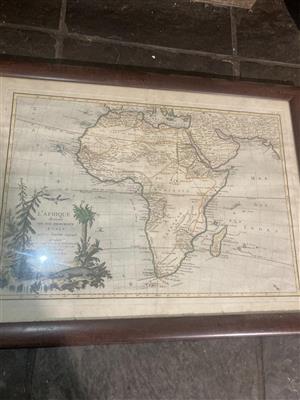 200 Year old antiques map