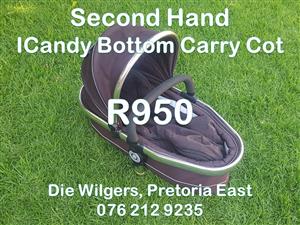 Second Hand ICandy Bottom Carry Cot 