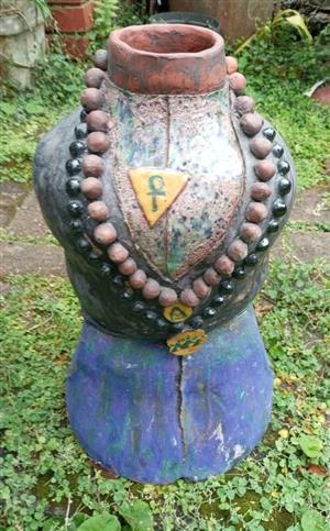 Unusual  Pottery Vase