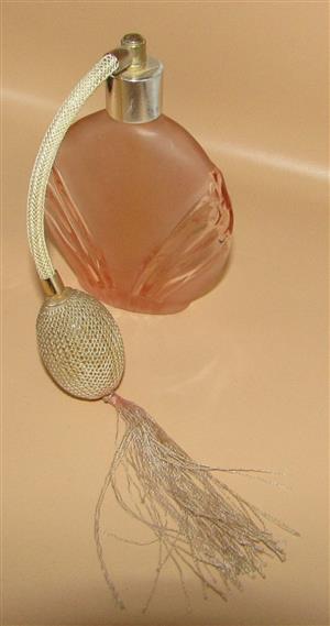 Vintage Perfume Spray Bottle with Squeeze Bold and Tassels
