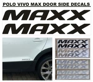 VW Polo Maxx stickers decals vinyl graphics