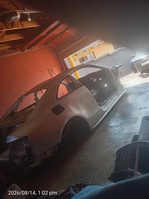 Audi A5 coupe shell with paper
