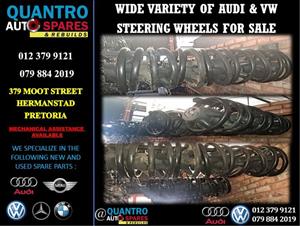 Wide Variety of Audi and Volkswagen Steering Wheels 