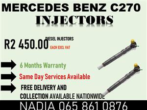 DIESEL INJECTORS FOR SALE OR TO RECON FOR MERCEDES C270 
