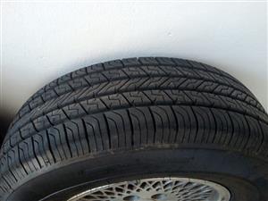 Jeep rims with brand new tyres 215/75/16