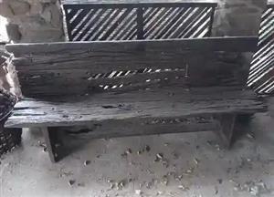 Rustic Sleeper Garden Bench - 2m