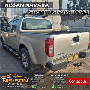 NISSAN NAVARA STRIPPING FOR SPARES