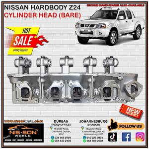 NISSAN HARDBODY Z24 CYLINDER HEAD (BARE)