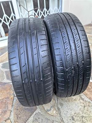 185/55/16 Tyres in good condition 