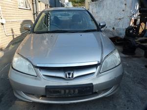 Honda Civic 170i 1.7 Petrol AT D17A5 Silver - 2004 SPARESBOYZ STRIPPING FOR SPAR