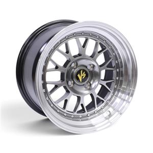 15″ CW-5672 4×100 Hyper Black Alloy Wheels